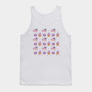 Blueberry Pie Pattern Tank Top